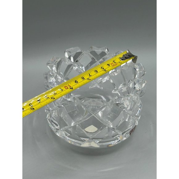 Orrefors Sweden Small Crystal Bowl Dish Scalloped Edges "Sofiero" GUNNAR CYRÉN - Picture 10 of 12